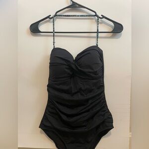 Anne Cole Black One-Piece Swimsuit